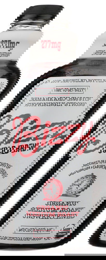 BIZZY COFFEE: Coffee Cold Brew Medium Roast Organic, 48 fo - #tag1# - #tag2#