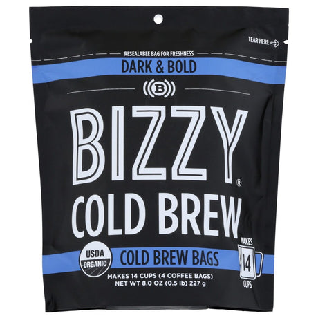 BIZZY COFFEE: Dark and Bold Coffee Cold Brew, 8 oz - #tag1# - #tag2#