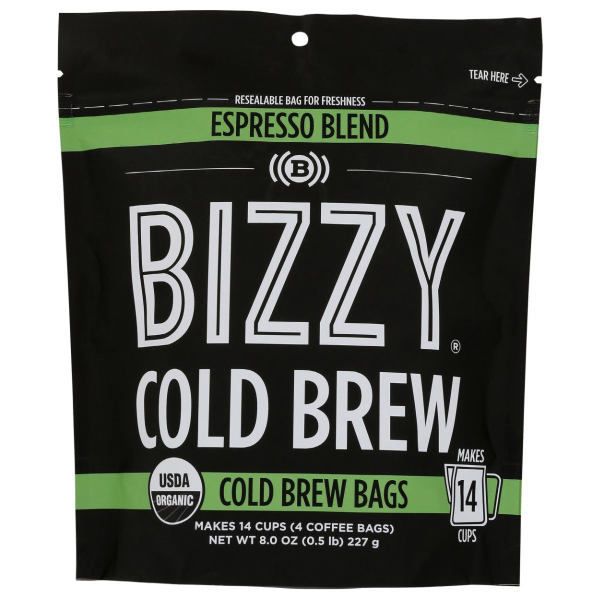 BIZZY COFFEE: Espresso Blend Coffee Cold Brew, 8 oz - #tag1# - #tag2#