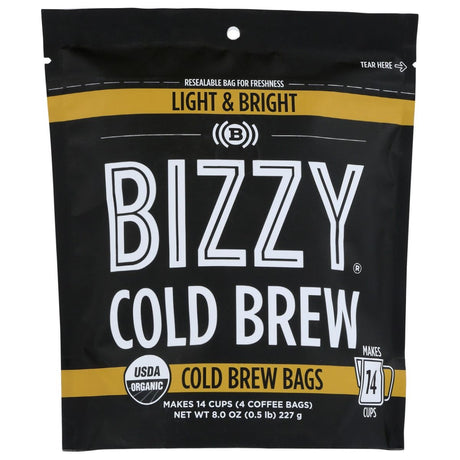 BIZZY COFFEE: Light and Bright Cold Brew Coffee, 8 oz - #tag1# - #tag2#