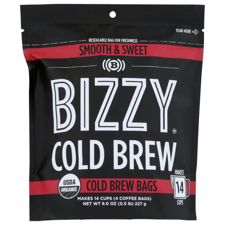 BIZZY COFFEE: Smooth and Sweet Coffee, 8 oz - #tag1# - #tag2#