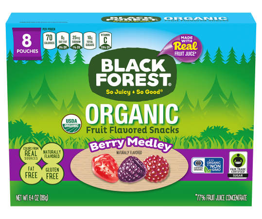 BLACK FOREST: Organic Berry Medley Fruit Snacks, 8 pk - #tag1# - #tag2#
