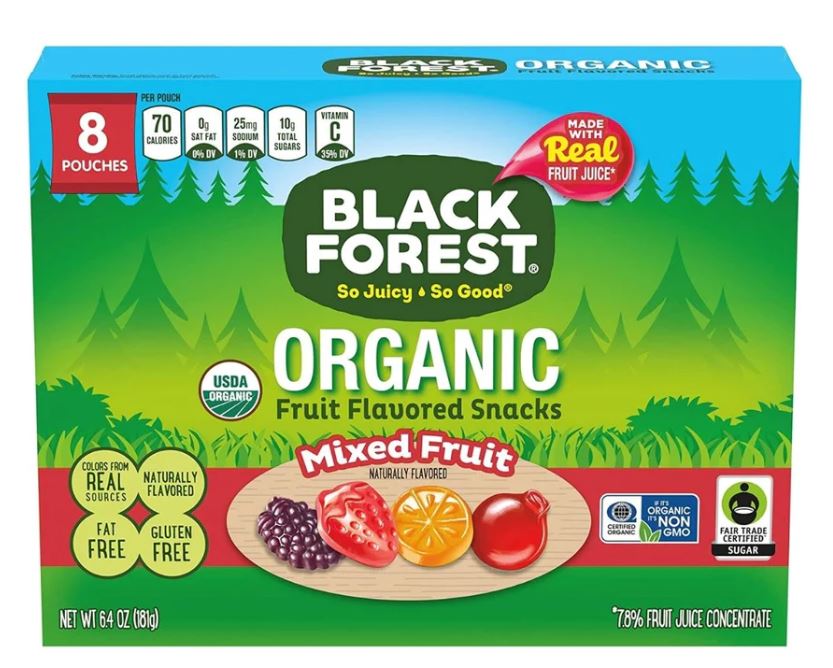 BLACK FOREST: Organic Mixed Fruit Snacks, 8 pk - #tag1# - #tag2#