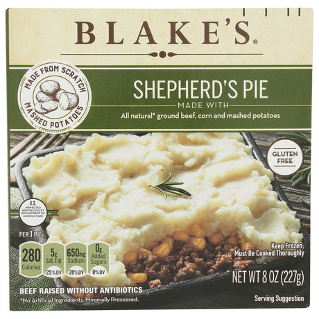 BLAKES: All Natural Corn & Homestyle Mashed Potatoes Shepherd's Pie, 8 oz - #tag1# - #tag2#