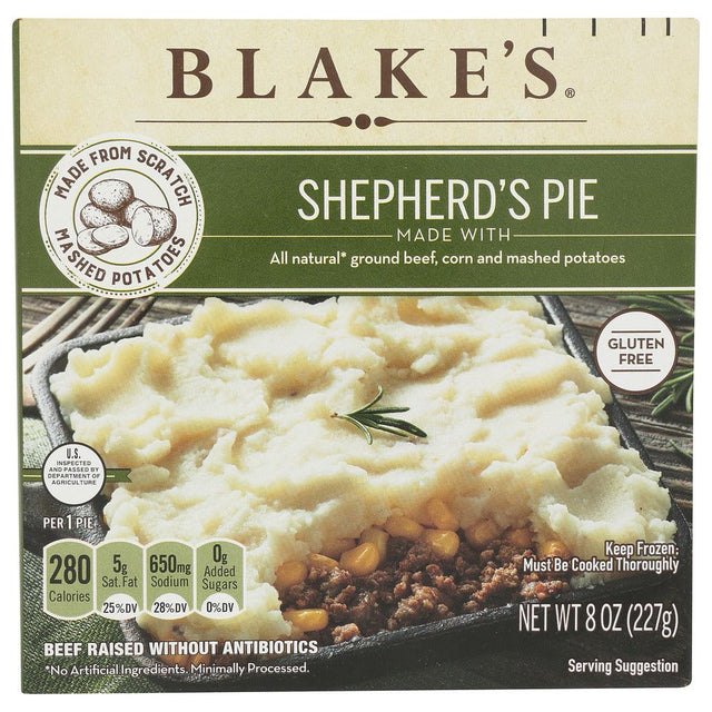BLAKES: All Natural Corn & Homestyle Mashed Potatoes Shepherd's Pie, 8 oz - #tag1# - #tag2#