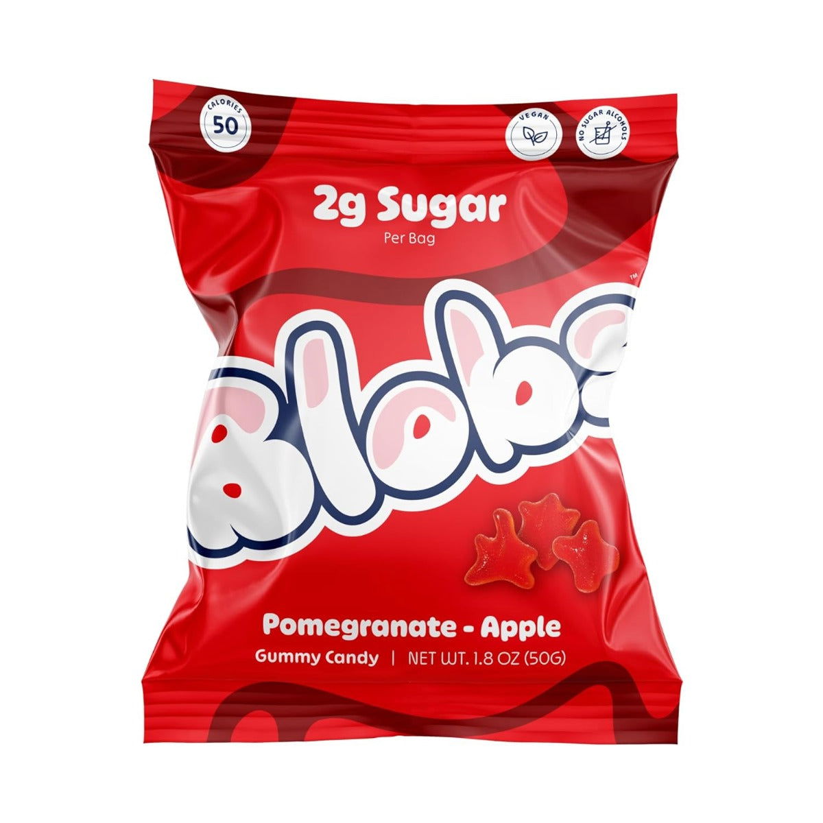 BLOBS: Candy Pmgrnt Apple Gummy, 1.8 oz - #tag1# - #tag2#