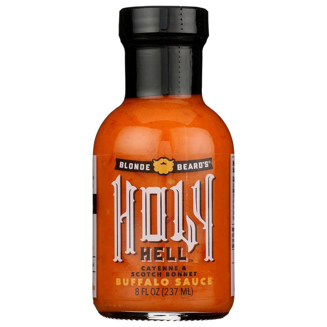 BLONDE BEARDS: Holy Hell Buffalo Sauce, 8 fo - #tag1# - #tag2#