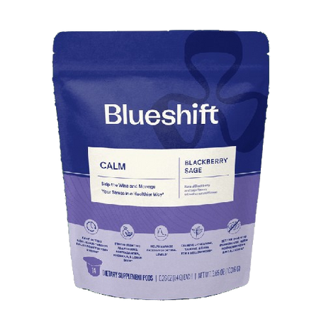 BLUESHIFT NUTRITION: Calm Blackberry Sage 14Ct, 3.65 oz - #tag1# - #tag2#