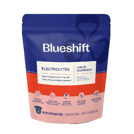 BLUESHIFT NUTRITION: Electrolytes Lemon Raspberry 14Ct, 3.36 oz - #tag1# - #tag2#