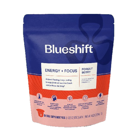 BLUESHIFT NUTRITION: Energy Focus Forest Berry 14Ct, 4.02 oz - #tag1# - #tag2#