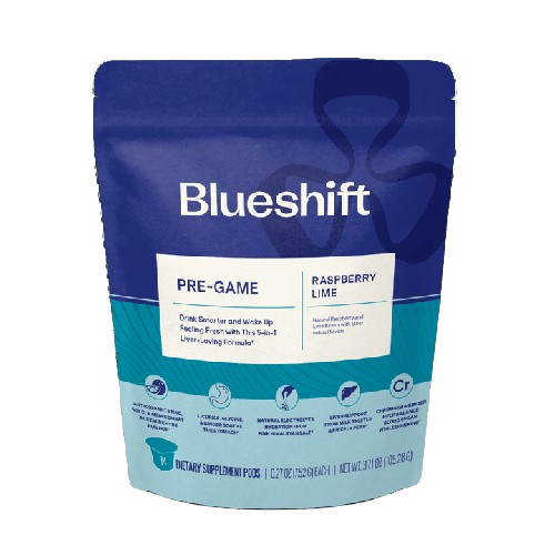 BLUESHIFT NUTRITION: Pre Game Raspberry Lime 14Ct, 3.71 oz - #tag1# - #tag2#