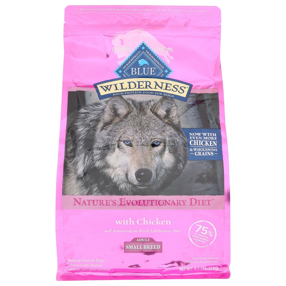 BLUE BUFFALO: Dog Food Sm Brd Adlt Chc, 4.5 LB - #tag1# - #tag2#