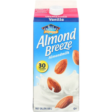 BLUE DIAMOND: Almond Breeze Almond Milk Unsweetened Vanilla, 64 oz - #tag1# - #tag2#