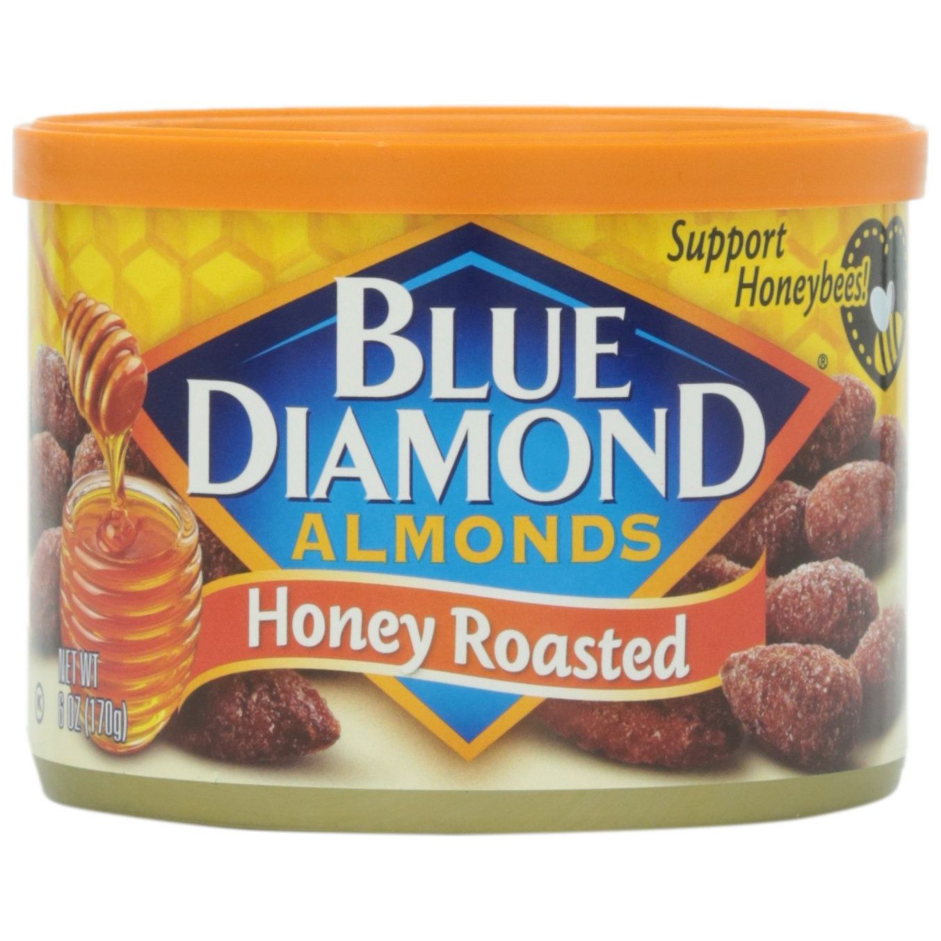 BLUE DIAMOND: Almonds Honey Roasted, 6 oz - #tag1# - #tag2#