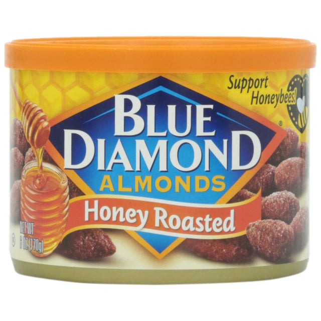 BLUE DIAMOND: Almonds Honey Roasted, 6 oz - #tag1# - #tag2#