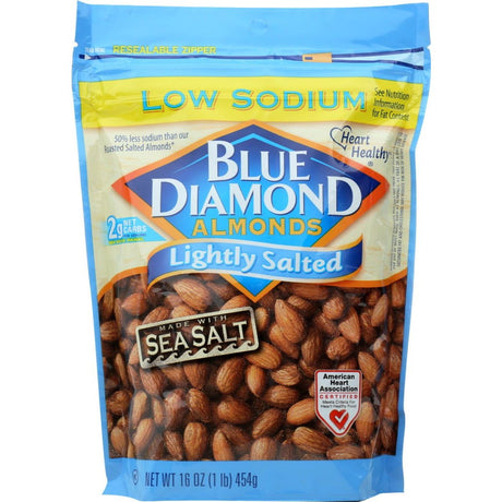 BLUE DIAMOND: Almonds Lightly Salted, 16 oz - Sunshine Co Op. - #tag1# - #tag2# - #tag3# - #tag4#