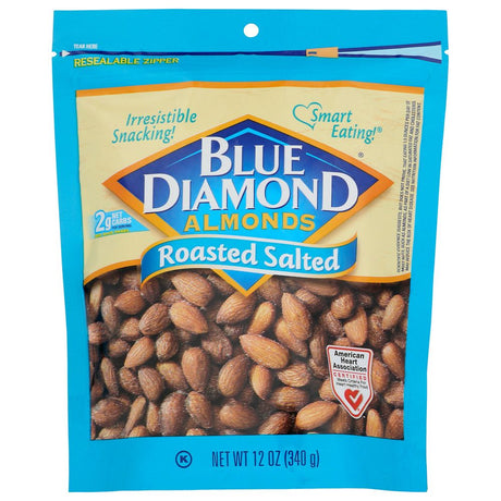 BLUE DIAMOND: Roasted Salted Almonds, 12 oz - #tag1# - #tag2#