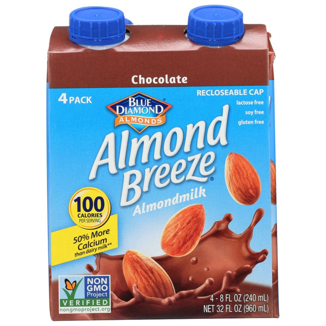 BLUE DIAMOND: Shelf Stable Chocolate Almondmilk 4Pk, 32 fo - #tag1# - #tag2#