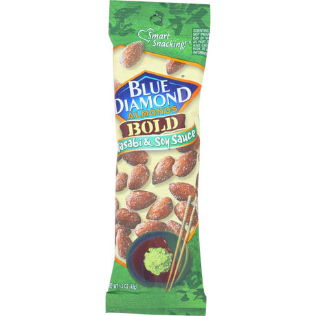 BLUE DIAMOND: Wasabi & Soy Sauce Almond Bold, 1.5 oz - #tag1# - #tag2#