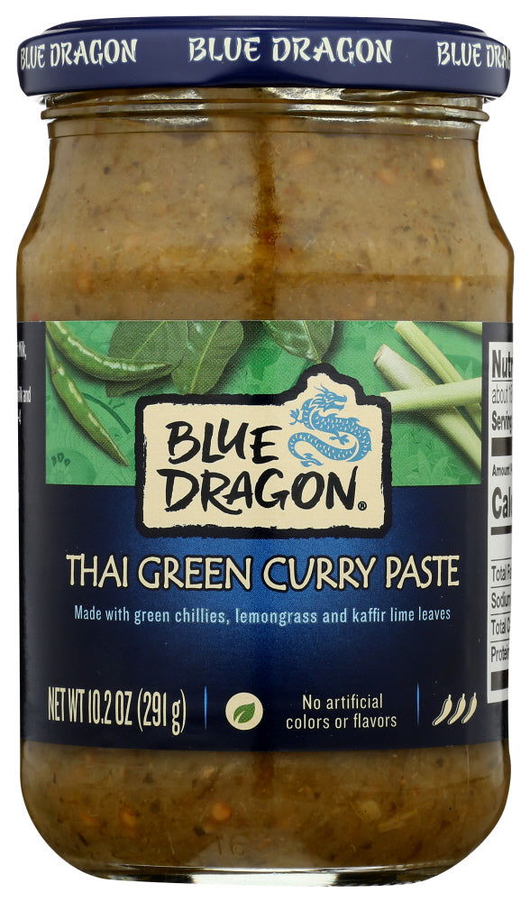 BLUE DRAGON: Curry Green Paste, 10.2 oz - #tag1# - #tag2#