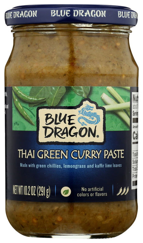 BLUE DRAGON: Curry Green Paste, 10.2 oz - #tag1# - #tag2#