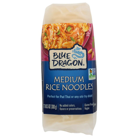 BLUE DRAGON: Rice Noodle Medium, 10.58 OZ - #tag1# - #tag2#