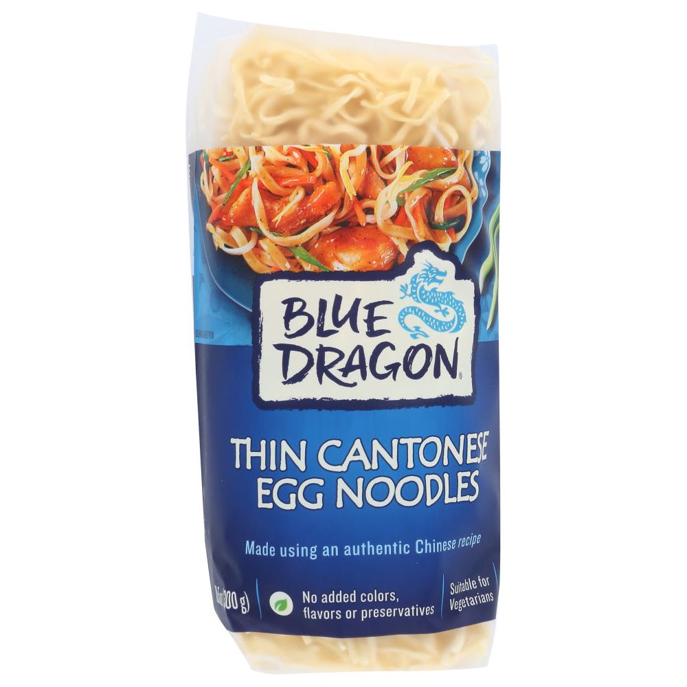 BLUE DRAGON: Thin Cantonese Egg Noodles, 10.5 oz - #tag1# - #tag2#