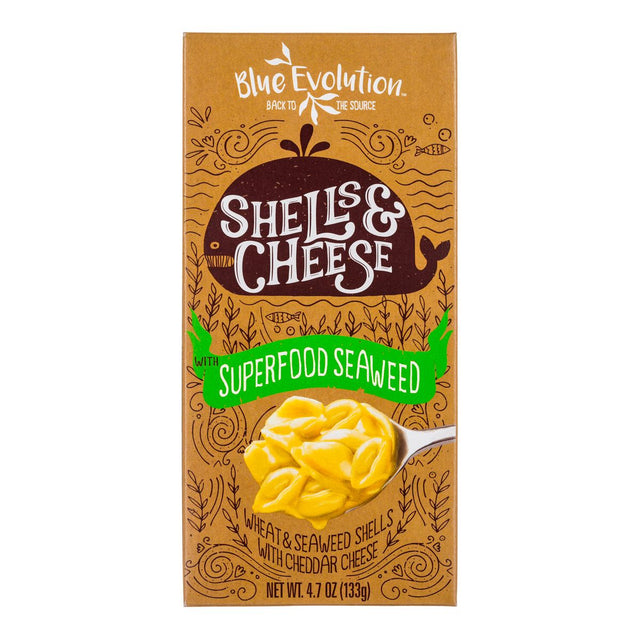BLUE EVOLUTION: Shells & Cheese Seaweed, 4.7 oz - #tag1# - #tag2#