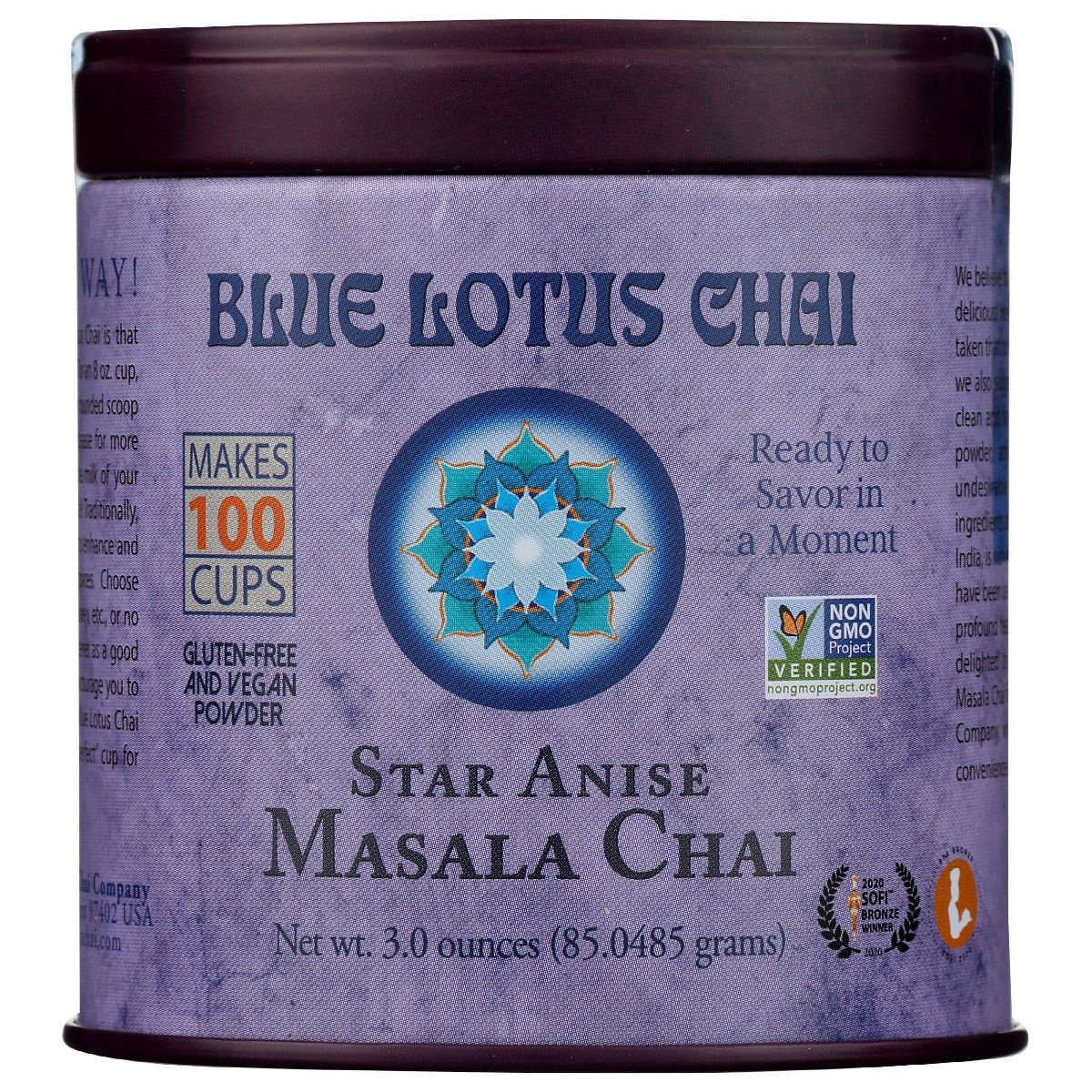 BLUE LOTUS CHAI: Chai Masala Star Anise, 3 oz - #tag1# - #tag2#