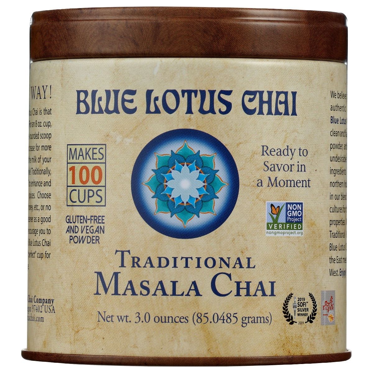 BLUE LOTUS CHAI: Chai Masala Traditional, 3 oz - #tag1# - #tag2#