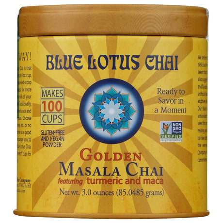 BLUE LOTUS CHAI: Golden Masala Chai, 3 oz - #tag1# - #tag2#