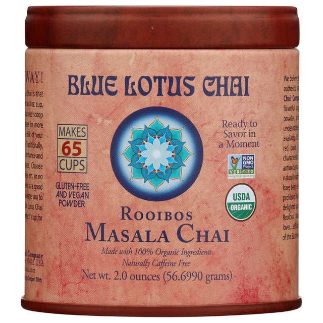 BLUE LOTUS CHAI: Organic Rooibos Masala Chai, 2 oz - #tag1# - #tag2#