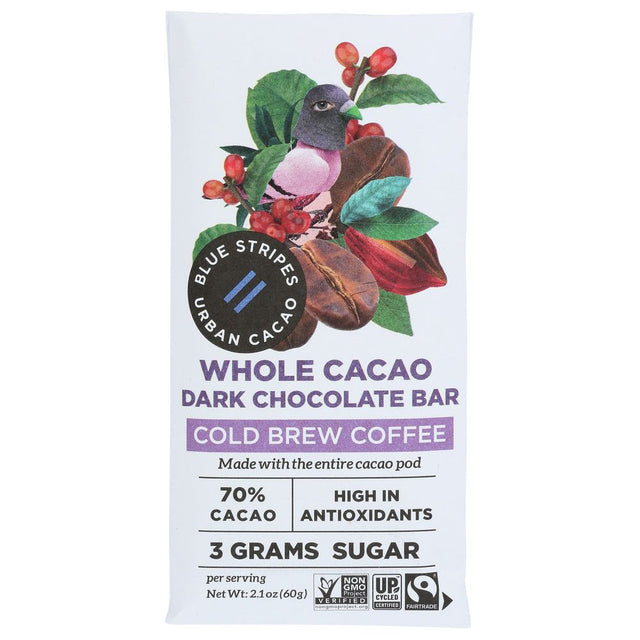 BLUE STRIPES: Bar Whole Cacao Cold Coffee Brew, 2.1 OZ - #tag1# - #tag2#