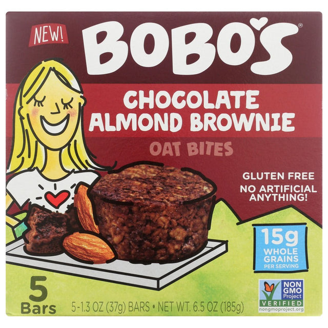 BOBOS OAT BARS: Chocolate Almond Brownie Oat Bites, 6.5 oz - #tag1# - #tag2#