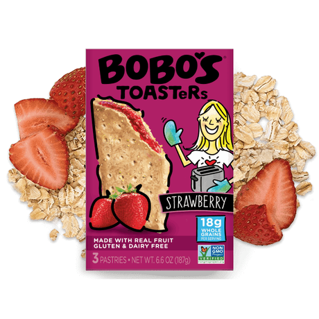 BOBOS OAT BARS: Toaster Pstry Strwbry, 6.6 oz - #tag1# - #tag2#