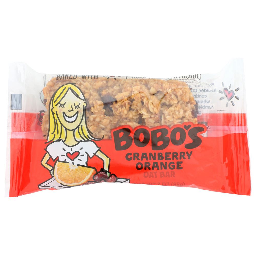 BOBO'S OAT BARS: All Natural Bar Cranberry Orange, 3 oz - #tag1# - #tag2#