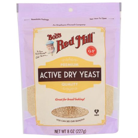 BOBS RED MILL: Active Dry Yeast, 8 oz - Sunshine Co Op. - #tag1# - #tag2# - #tag3# - #tag4#