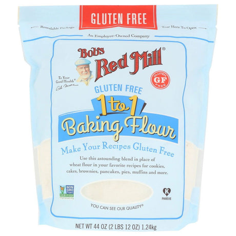 BOBS RED MILL: Baking Flour Gluten Free 1 to 1, 44 oz - Sunshine Co Op. - #tag1# - #tag2# - #tag3# - #tag4#