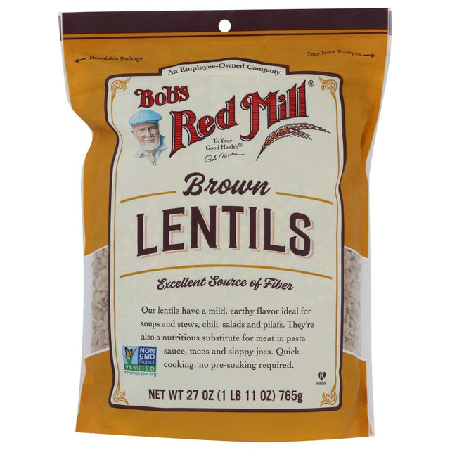 BOBS RED MILL: Brown Lentils, 27 oz - #tag1# - #tag2#