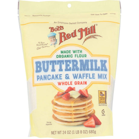 BOBS RED MILL: Buttermilk Pancake & Waffle Mix, 24 oz - Sunshine Co Op. - #tag1# - #tag2# - #tag3# - #tag4#