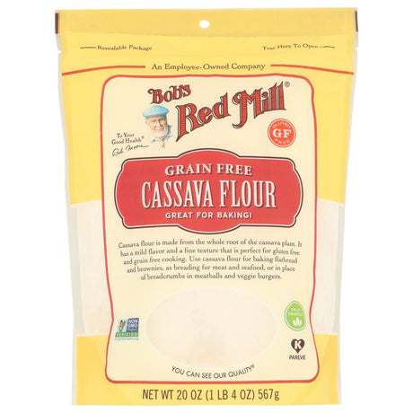 BOBS RED MILL: Cassava Flour, 20 oz - Sunshine Co Op. - #tag1# - #tag2# - #tag3# - #tag4#