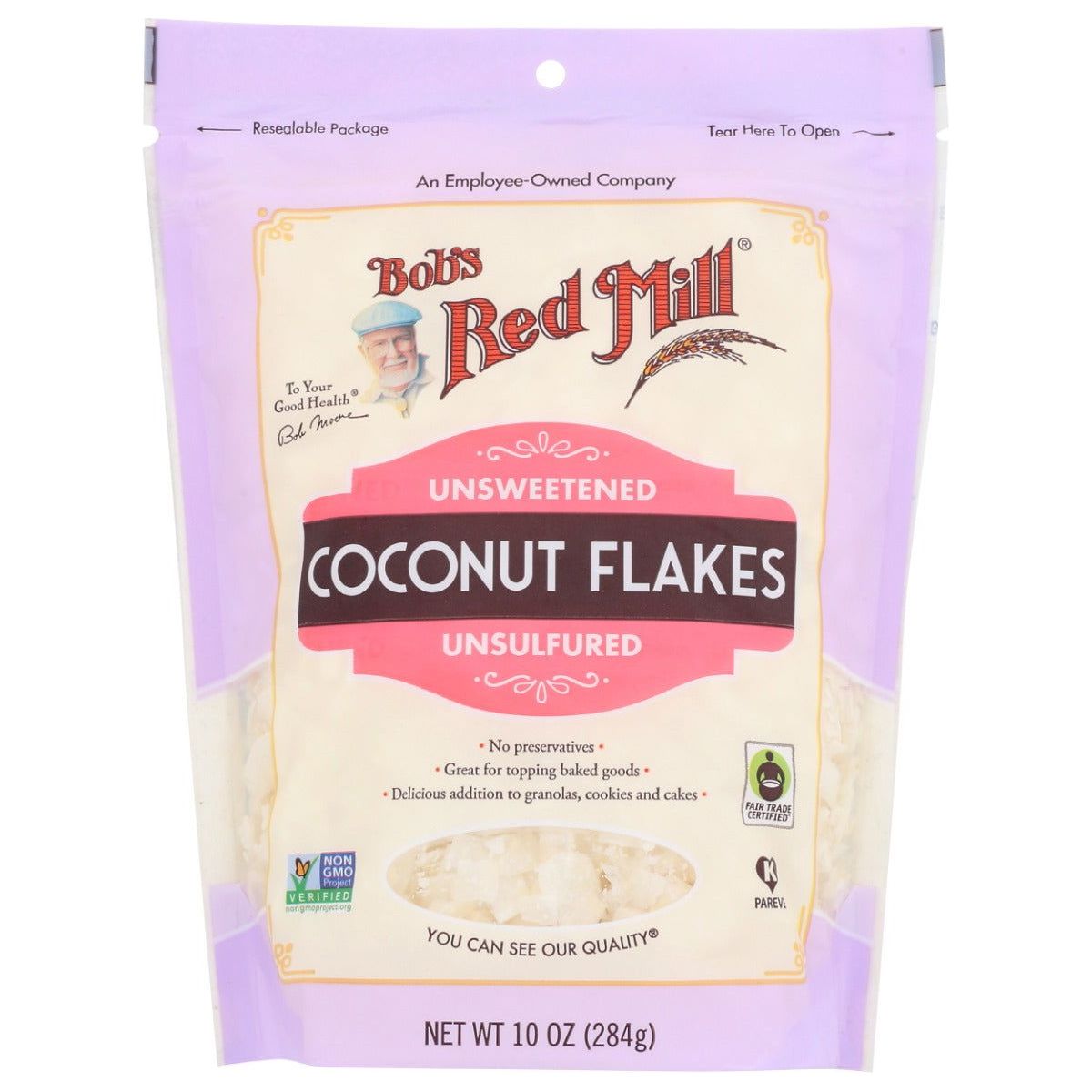 BOBS RED MILL: Coconut Flakes, 10 oz - Sunshine Co Op. - #tag1# - #tag2# - #tag3# - #tag4#