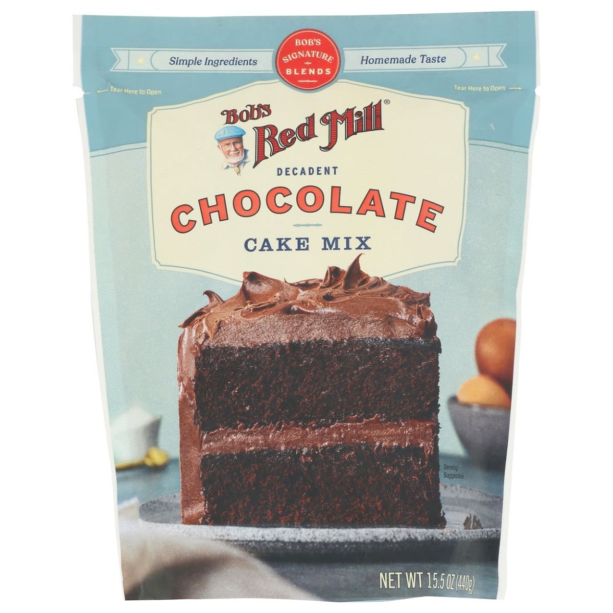 BOBS RED MILL: Decadent Chocolate Cake Mix, 15.5 oz - #tag1# - #tag2#