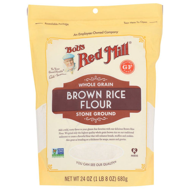 BOBS RED MILL: Flour Brown Rice, 24 oz - #tag1# - #tag2#