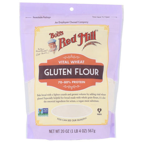 BOBS RED MILL: Flour Wheat Gluten, 20 oz - #tag1# - #tag2#