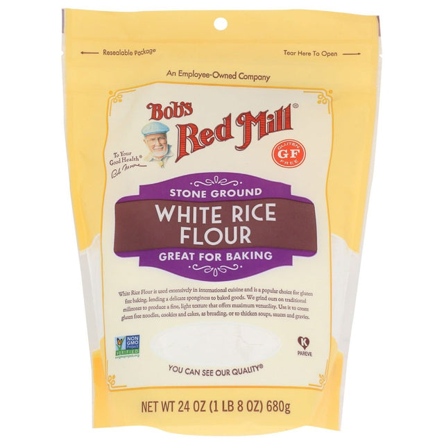 BOBS RED MILL: Flour White Rice, 24 oz - #tag1# - #tag2#