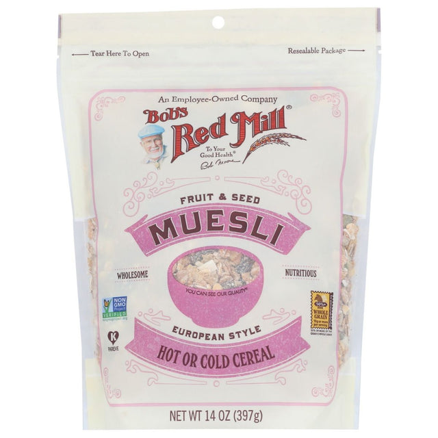 BOBS RED MILL: Fruit and Seed Muesli Cereal, 14 oz - #tag1# - #tag2#