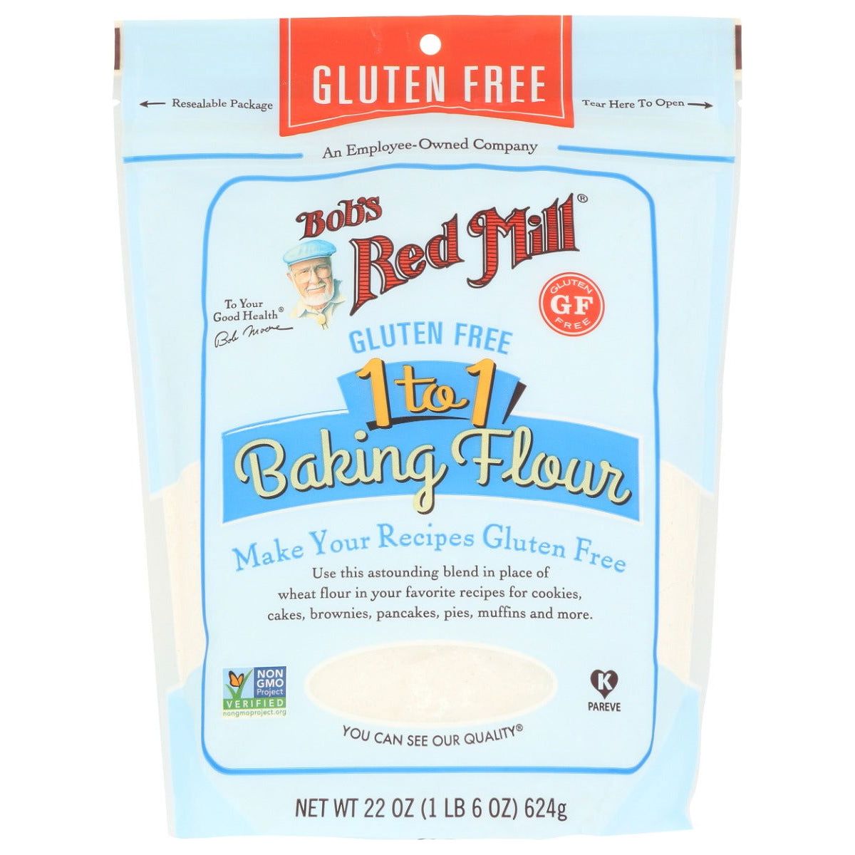 BOBS RED MILL: Gluten Free 1 to 1 Baking Flour, 22 oz - Sunshine Co Op. - #tag1# - #tag2# - #tag3# - #tag4#