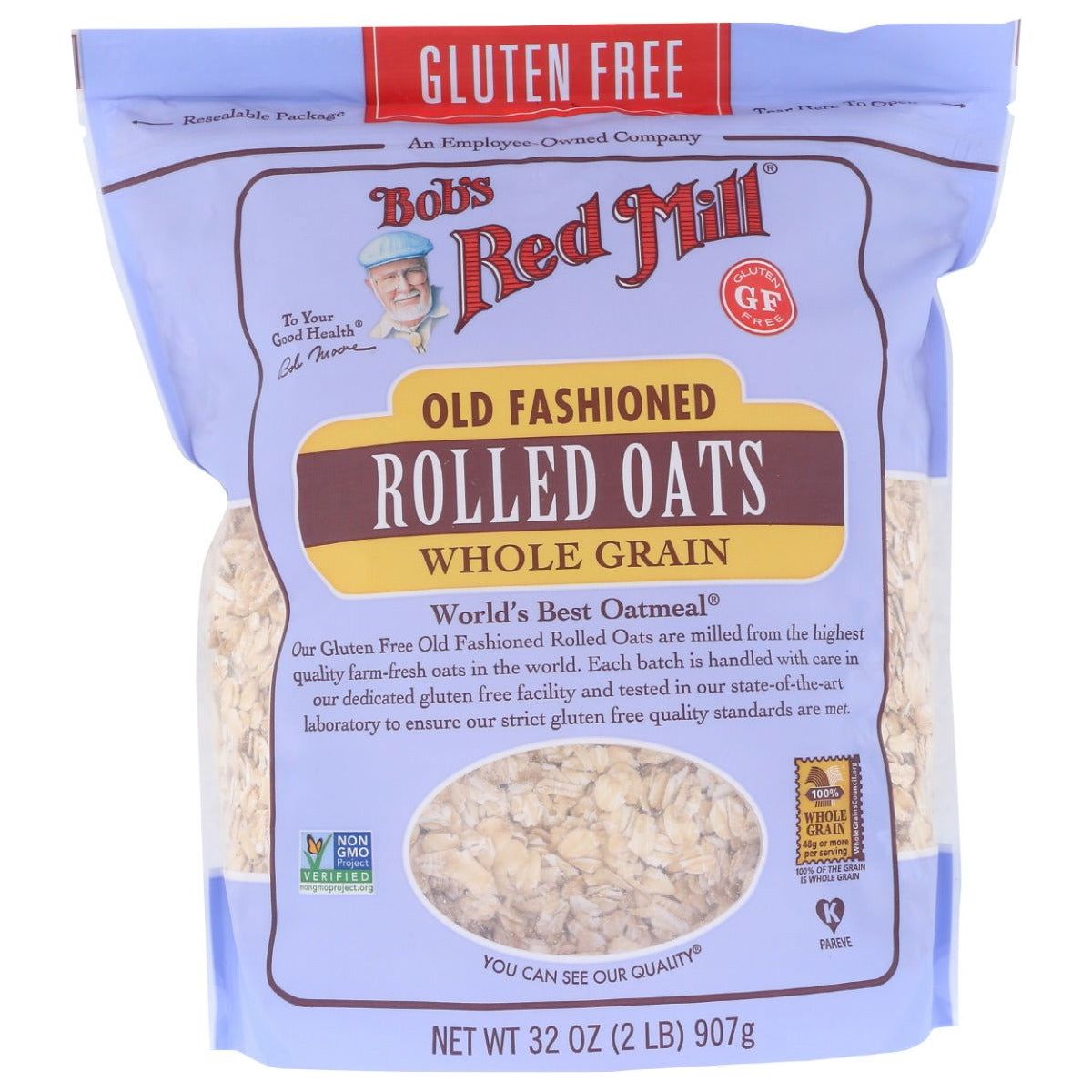 BOBS RED MILL: Gluten Free Old Fashioned Rolled Oats, 32 oz - Sunshine Co Op. - #tag1# - #tag2# - #tag3# - #tag4#
