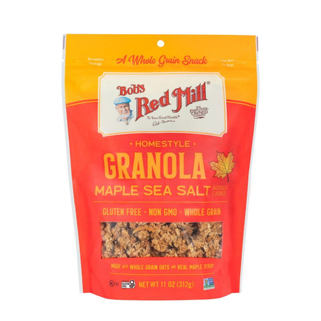 BOBS RED MILL: Homestyle Maple Sea Salt Granola, 11 OZ - Sunshine Co Op. - #tag1# - #tag2# - #tag3# - #tag4#